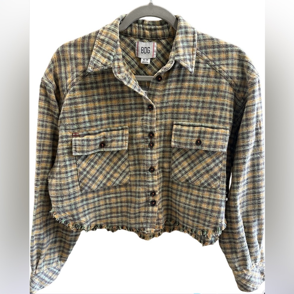 NWT BDG UO Joey Cropped Flannel